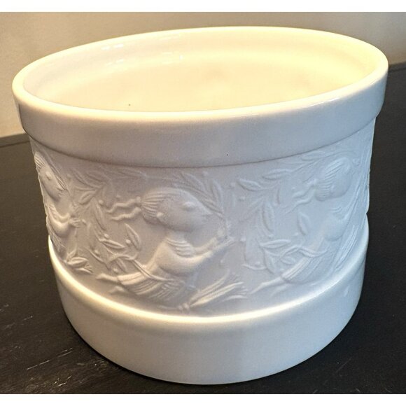 Rosenthal Studio Bjorn Wiinblad Vase Bowl Fairy Relief Porcelain Denmark 5x3 - Picture 7 of 9